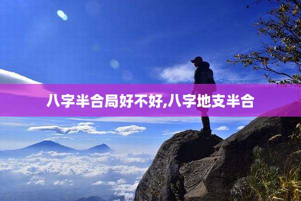 八字半合局好不好,八字地支半合