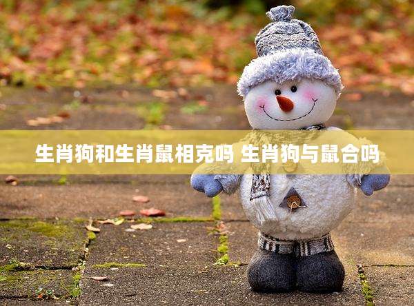生肖狗和生肖鼠相克吗 生肖狗与鼠合吗