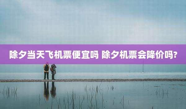 除夕当天飞机票便宜吗 除夕机票会降价吗?