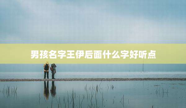 男孩名字王伊后面什么字好听点