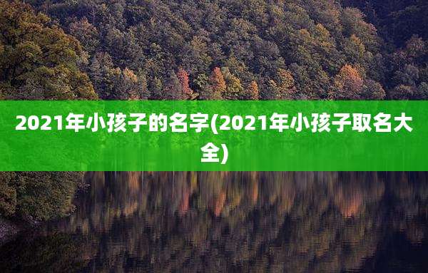 2021年小孩子的名字(2021年小孩子取名大全)
