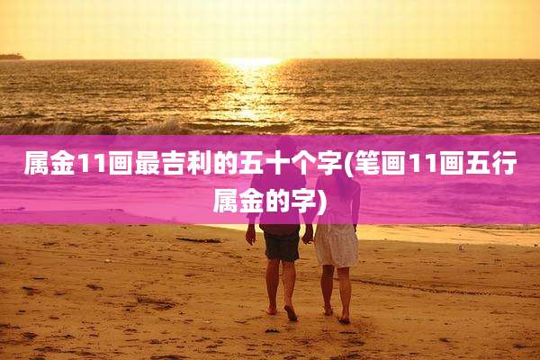 属金11画最吉利的五十个字(笔画11画五行属金的字)