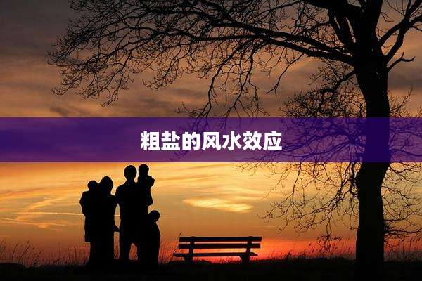 粗盐的风水效应