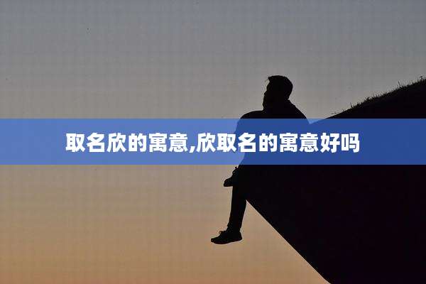 取名欣的寓意,欣取名的寓意好吗
