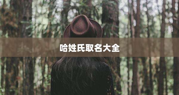 哈姓氏取名大全