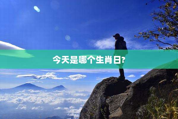 今天是哪个生肖日?