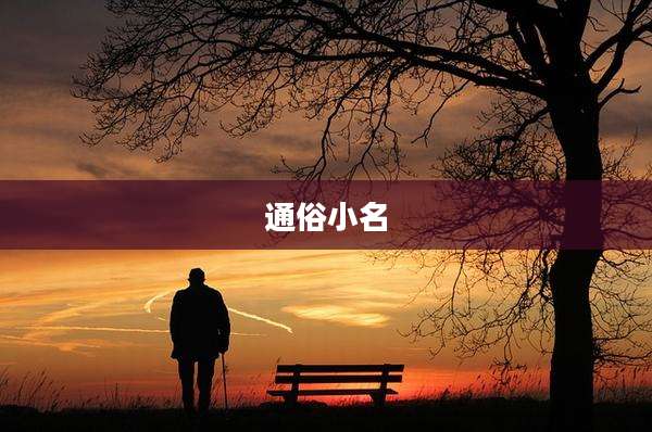 通俗小名