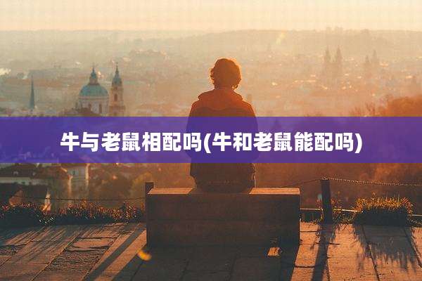 牛与老鼠相配吗(牛和老鼠能配吗)