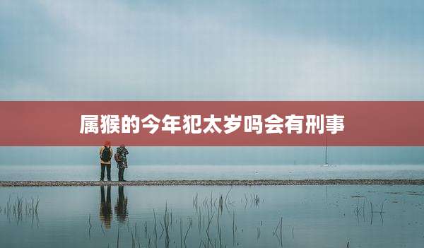 属猴的今年犯太岁吗会有刑事