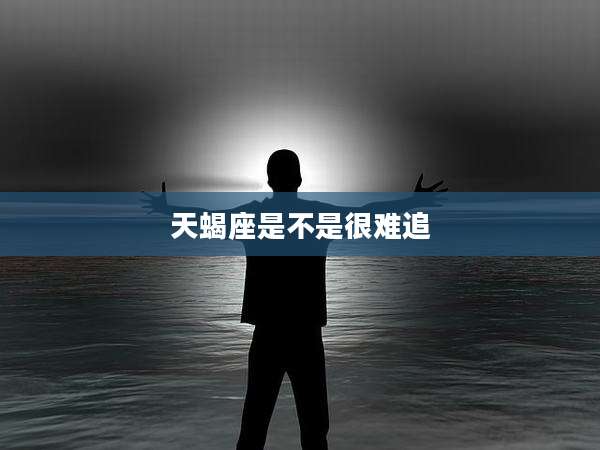 天蝎座是不是很难追