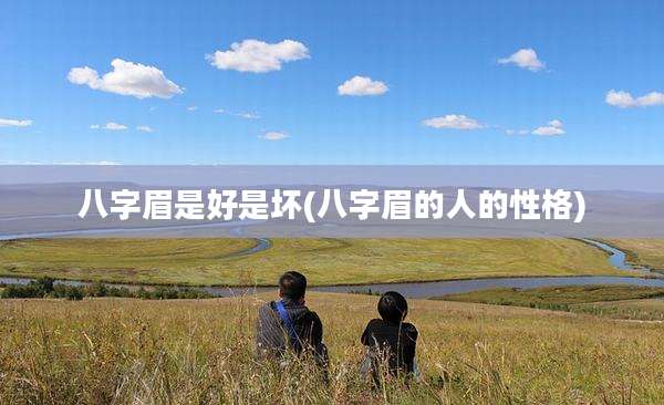 八字眉是好是坏(八字眉的人的性格)