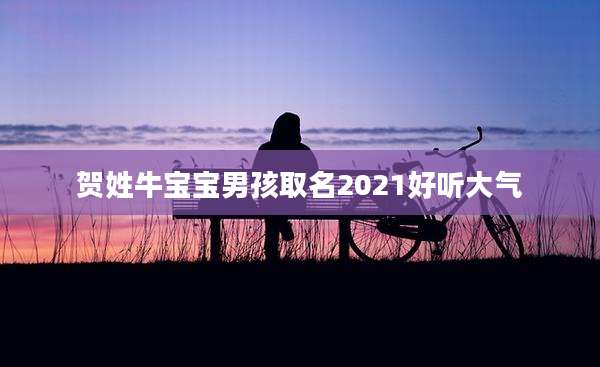 贺姓牛宝宝男孩取名2021好听大气