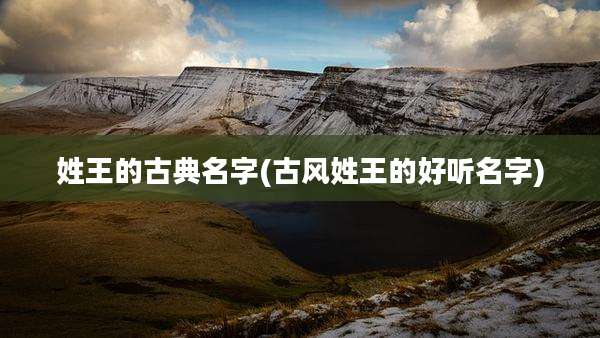 姓王的古典名字(古风姓王的好听名字)