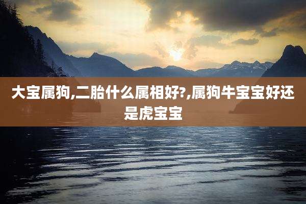 大宝属狗,二胎什么属相好?,属狗牛宝宝好还是虎宝宝