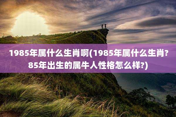 1985年属什么生肖啊(1985年属什么生肖?85年出生的属牛人性格怎么样?)