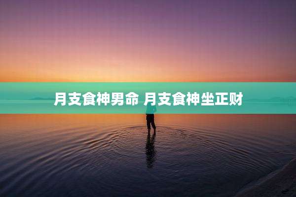 月支食神男命 月支食神坐正财