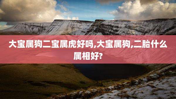 大宝属狗二宝属虎好吗,大宝属狗,二胎什么属相好?