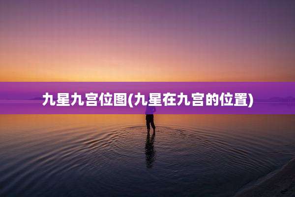 九星九宫位图(九星在九宫的位置)