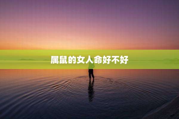 属鼠的女人命好不好