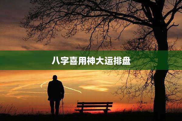 八字喜用神大运排盘