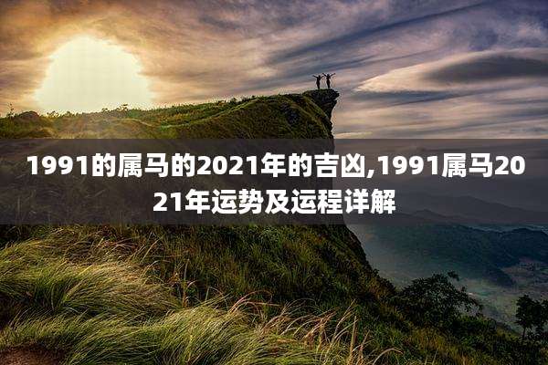 1991的属马的2021年的吉凶,1991属马2021年运势及运程详解