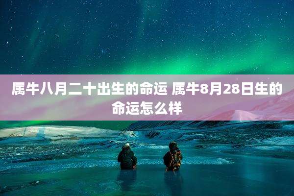 属牛八月二十出生的命运 属牛8月28日生的命运怎么样