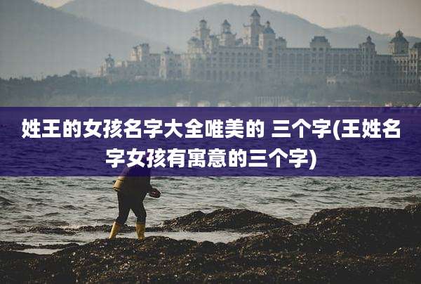 姓王的女孩名字大全唯美的 三个字(王姓名字女孩有寓意的三个字)
