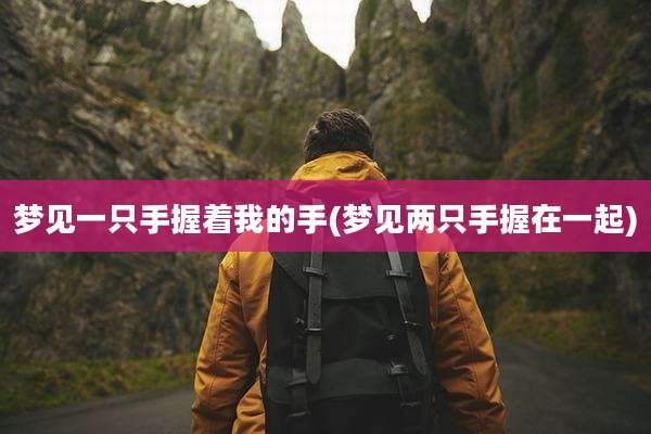 梦见一只手握着我的手(梦见两只手握在一起)