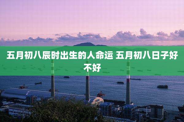 五月初八辰时出生的人命运 五月初八日子好不好