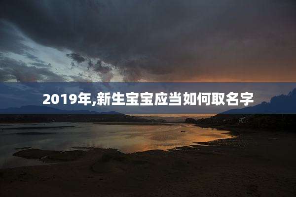 2019年,新生宝宝应当如何取名字