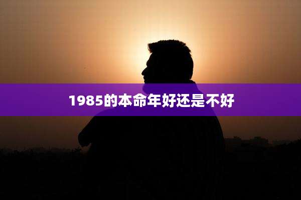1985的本命年好还是不好