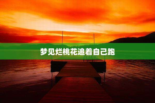 梦见烂桃花追着自己跑