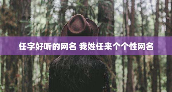 任字好听的网名 我姓任来个个性网名