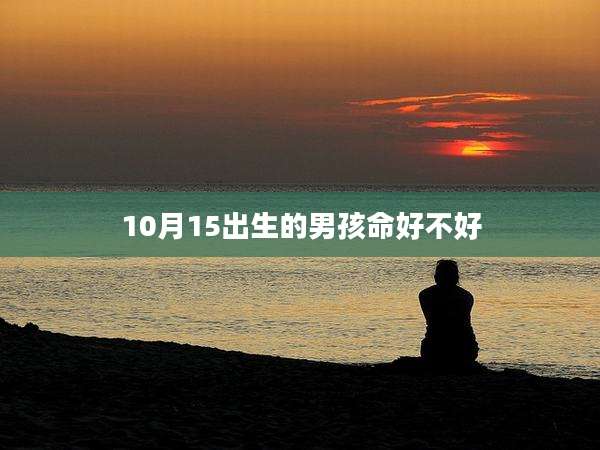 10月15出生的男孩命好不好