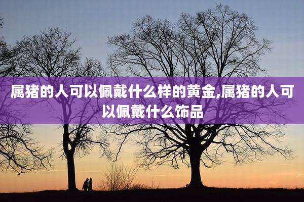属猪的人可以佩戴什么样的黄金,属猪的人可以佩戴什么饰品