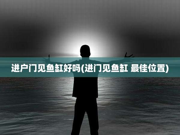 进户门见鱼缸好吗(进门见鱼缸 最佳位置)