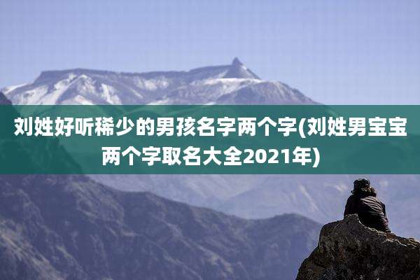 刘姓好听稀少的男孩名字两个字(刘姓男宝宝两个字取名大全2021年)