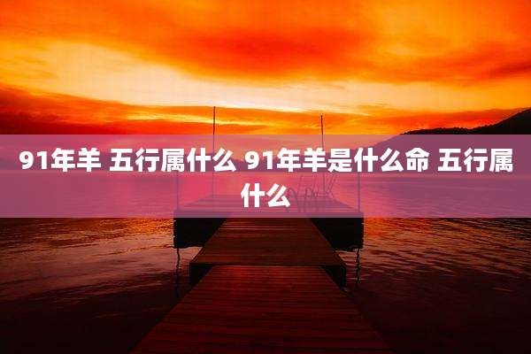 91年羊 五行属什么 91年羊是什么命 五行属什么