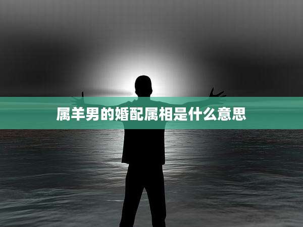 属羊男的婚配属相是什么意思