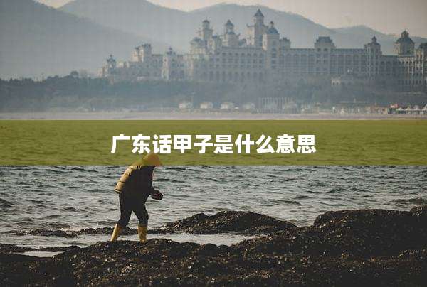 广东话甲子是什么意思