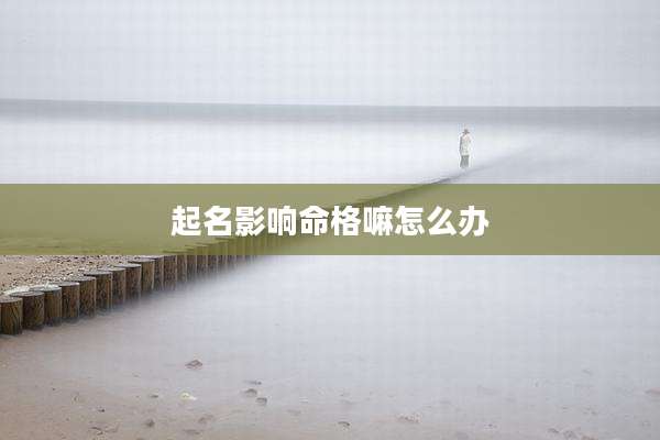 起名影响命格嘛怎么办
