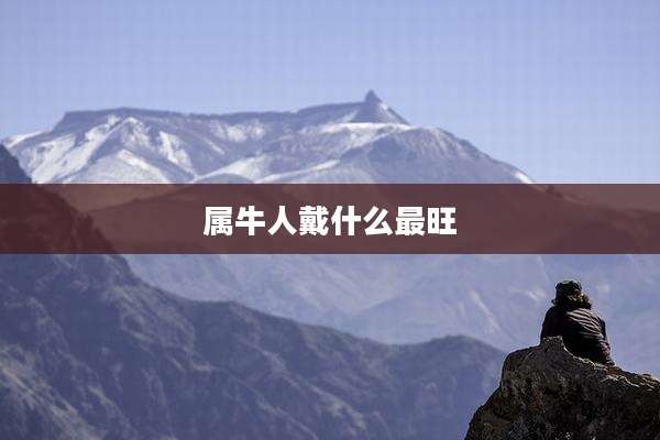 属牛人戴什么最旺
