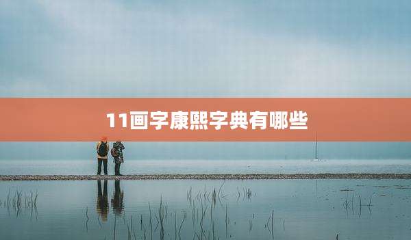 11画字康熙字典有哪些