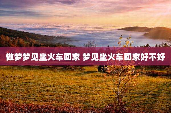 做梦梦见坐火车回家 梦见坐火车回家好不好