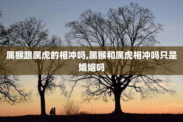 属猴跟属虎的相冲吗,属猴和属虎相冲吗只是婚姻吗
