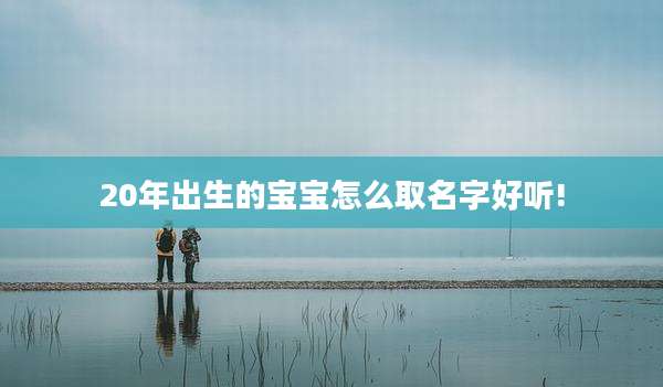 20年出生的宝宝怎么取名字好听!