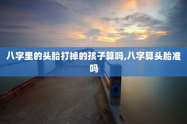 八字里的头胎打掉的孩子算吗,八字算头胎准吗