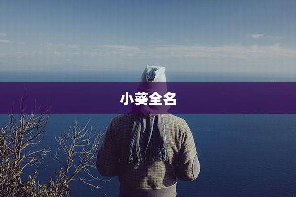 小葵全名