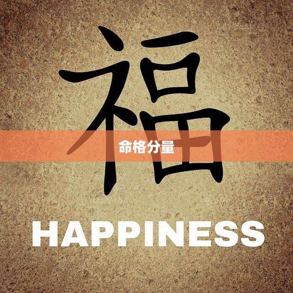 命格分量