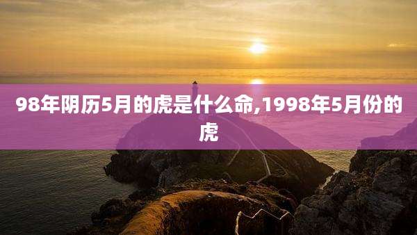 98年阴历5月的虎是什么命,1998年5月份的虎